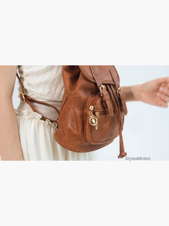 Mini Backpack Purse for Women Vegan Leather Small Backpack Lightweight Travel main image 5